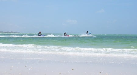 ~I wanna turn on the jet-ski~ - fun, beach, sky, guys, ocean, florida, waves, nature, sport, jet ski, sea, sand