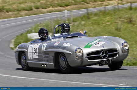 300 SLS - car, mercedes-benz, classic