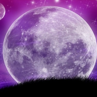 2 PURPLE MOONS