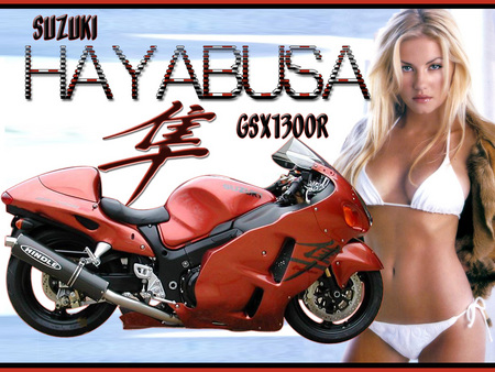 Orange Busa - Bikini, bike, Sexy, model