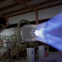 Pratt & Whitney F 119 engine from F-22 Raptor