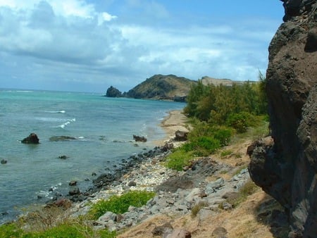 Ocean Beauty - ocean beauty, water, beach, ocean, sand, rocks