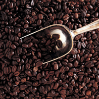 Coffee Beans with Scooper