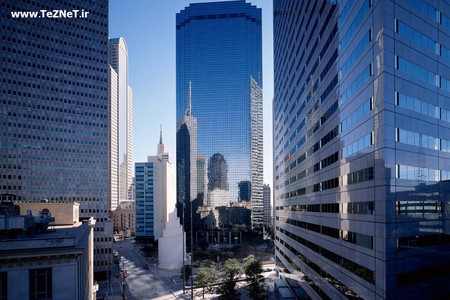 Between the skyscrapers--Dallas--Texas