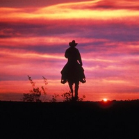 Cowboy Sunset