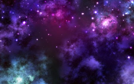 beauty in space - colourful space, sky above, stars