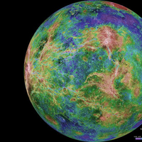 Hemispheric view of Venus