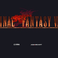 Final Fantasy VI title screen