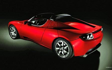 Tasla Roadster  - tasla, car, red, roadster