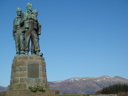 For these are my mountains... - spean bridge, lochaber, great glen, highlands, mountains, scotland, commando memorial