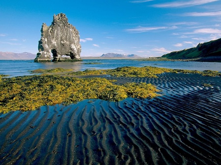 Hunafloi Bay Iceland - nature, ocean, beach, iceland, hot, hunafloi bay, scene