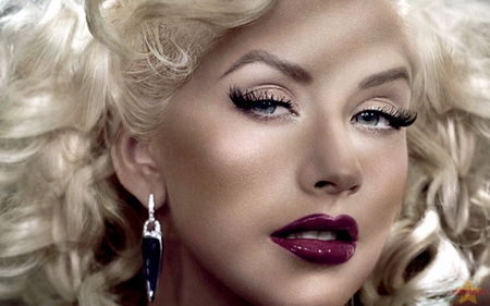 christina aguilera - sexy, female, music, blond, singer, entertainment, person, beautiful, christina aguilera, pop