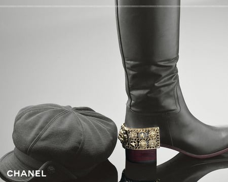 chanel - style, france, accessories, hat, chanel, boot, fashion