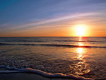 seascale sunset cumbria