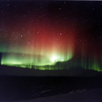 Red Green Aurora 