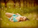 Girl in Meadow