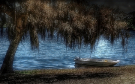 Lake Boat - lake, boat