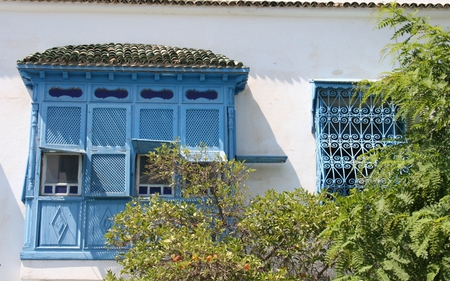 a tunisian house window - house, window, tunisian