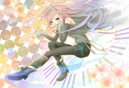 Anime - key, vocaloid, anime, lolli pop, luka