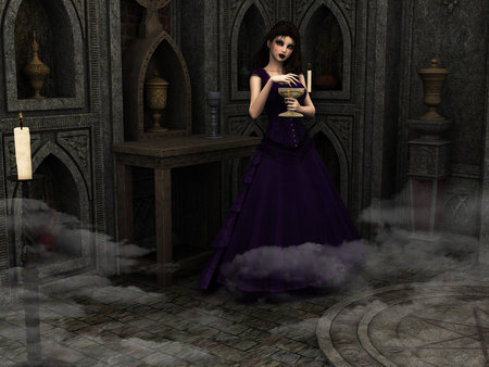 Vampire - fantasy, 3d