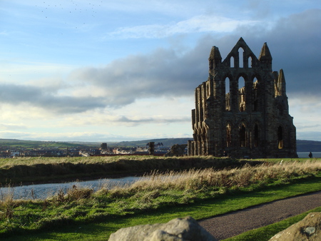 In a different light - town, dracula, yorkshire, whitby, abbey, england