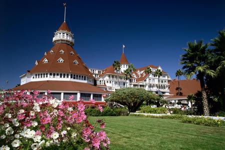 California - palm trees, california, beautiful, architecture, house, flowers, style and nature