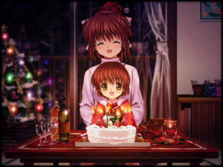 mother and daughter - anime, wallpaper, other