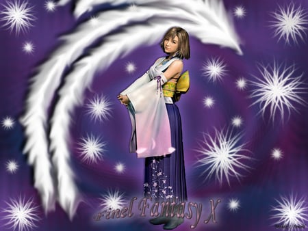 Final Fantasy X - girl, beautiful, final fantasy x, wallpaper