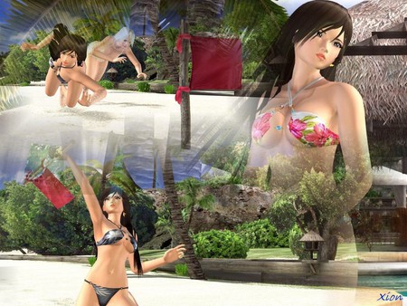 Xion - game girl, wallpaper, xion