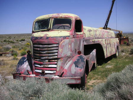 1938 GMC tanker - truck, tanker, desert, gmc