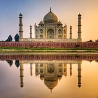 taj mahal reflection