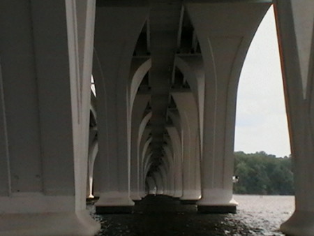 under the bridge again - water, bridge