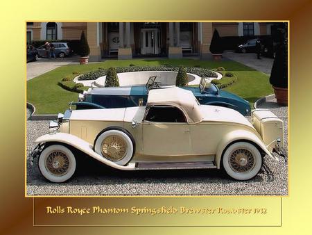 Vintage beauties - cars, 1932, rolls royce, roadster, antique