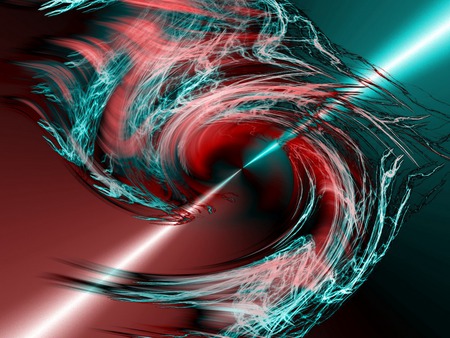 Turmoil. jpg - shiny, teal, design, red