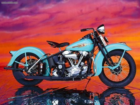 1938 Harley Davidson EL knucklehead - classic, harley, motorcycle, davidson