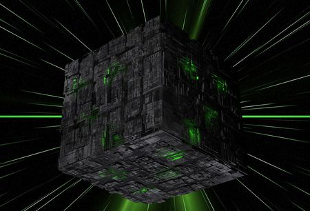 Star Trek - Borg Cube - star trek, borg