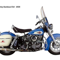 1959 Harley Davidson FLH panhead