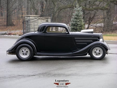 1934 Ford 3 window Coupe - street, ford, coupe, rod