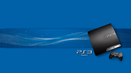 Playstation 3 with caption - sony, ps3, playstation 3, console