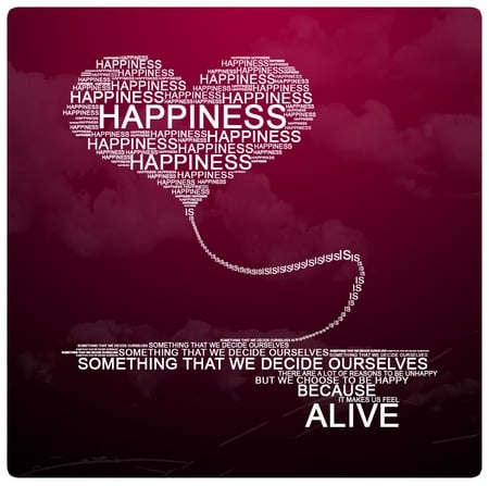 happiness - love, happiness, heart