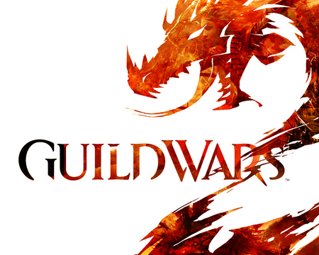 Guild Wars - dragon, logo, fire, guild wars, action, adventure, video game