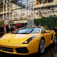 Yellow Lamborghini Gallardo