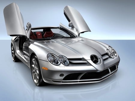 Mercedes Benz SLR McLaren 1600 - luxury, metallic, car, mercedes benz slr mclaren 1600