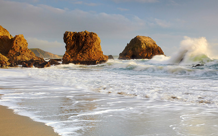 The Beach - coastline, scenery, coast, beach, beautiful, sea, ocean, waves, coastal