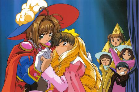 Card Captor Sakura - costumes, kinomoto, play, sakura, li, card captor sakura, shaoran, li shaoran, kinomoto sakura, lovers