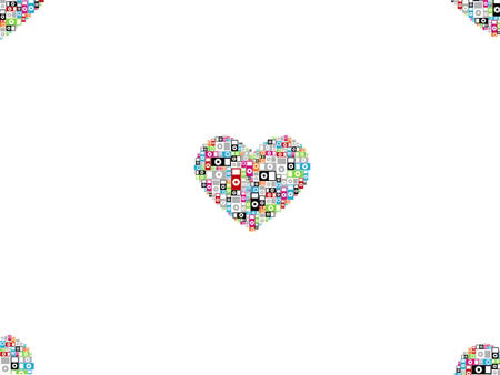 iPod Heart - abstract, colorful, white, ipod, heart, nice, 3d, sweet