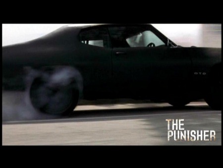 Punisher - movie, hero, car, comic