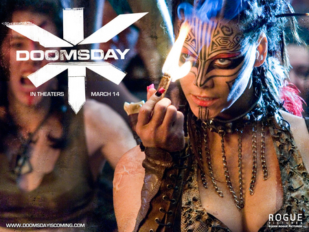 Doomsday - actress, scifi, female, movie, tattoos