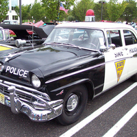 old police car