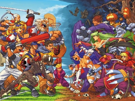 Darkstalkers - darkstalkers, video games, fighting, cartoon